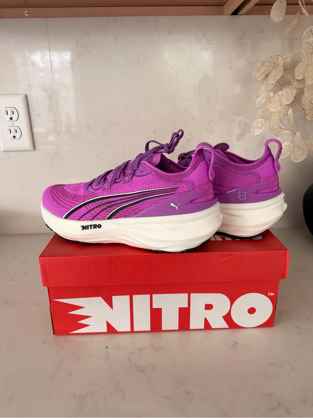 PUMA ForeverRun NITRO 2 Women’s 7.5 Pure Magenta Running Shoes NEW